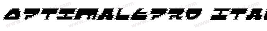 0ptimaLTPro Italic字体转换